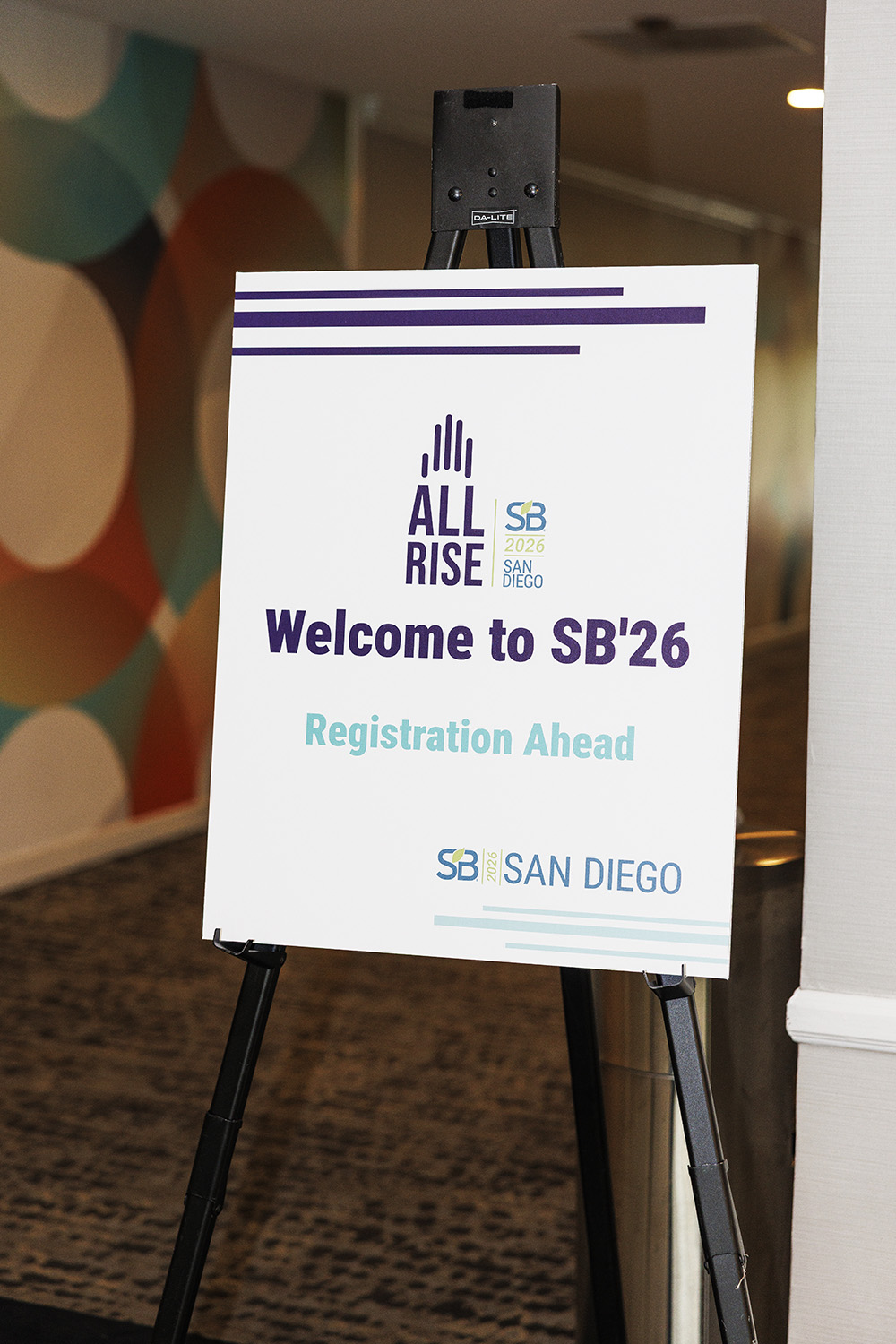 Sustainable Brands - ALL RISE sign