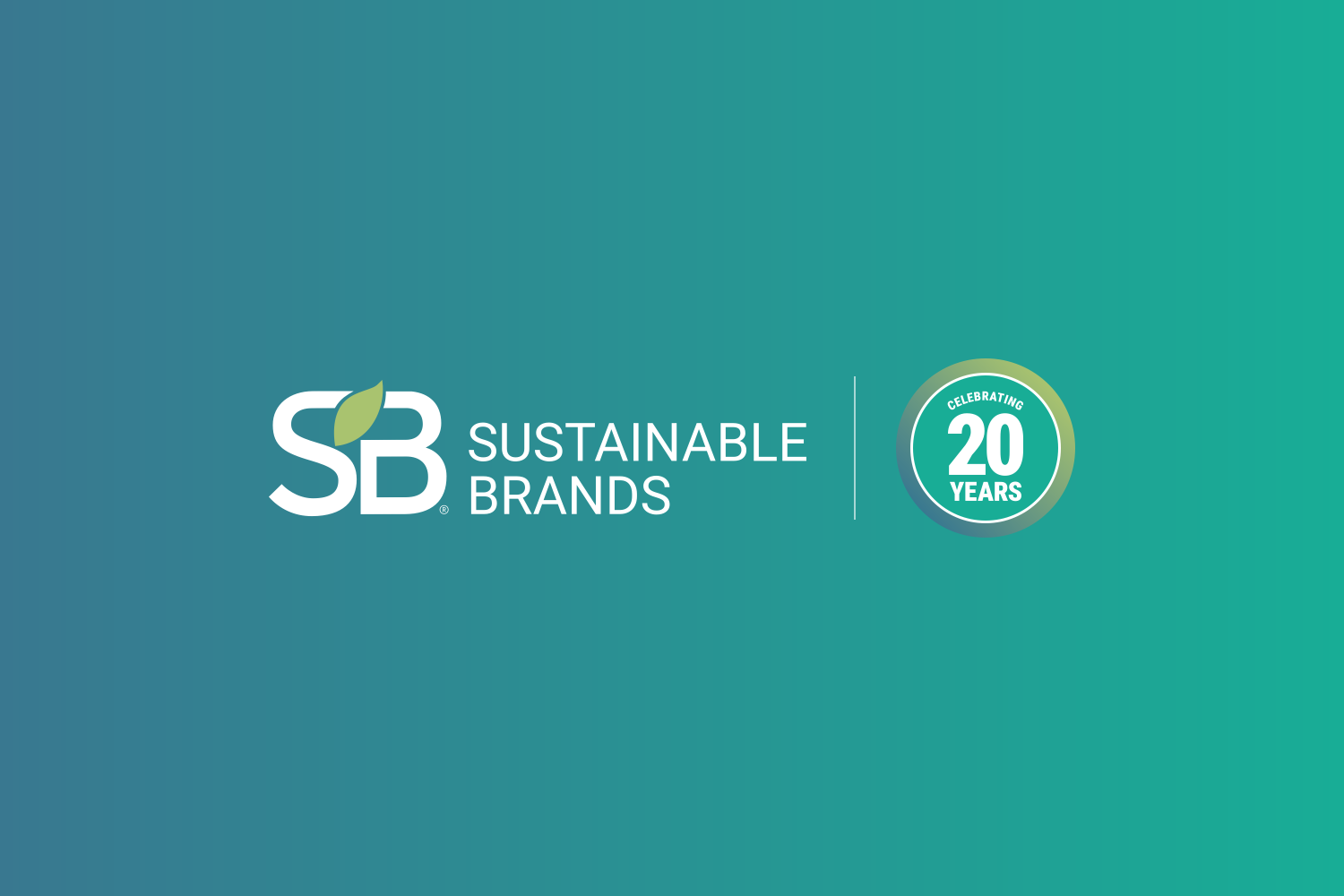 Sustainable Brands - 20th year anniversary logo